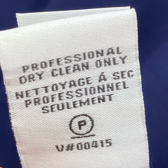 Diane Von Furstenburg Leora Stretch-Crepe Dress Navy Women’s Size 6 - Picture 9 of 16